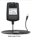Genuine 12V AC DC Replacement Wall Charger For Makerbot 3D Scanner Mp03955, 76-inch cable, black adapter with safety features.