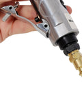 Heavy Duty 90 Degree Air Die Grinder, Right Angle Pneumatic Tool With Adjustable Head, metal tool with quick connect fitting.