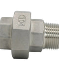 Stainless Steel 304 BSPT Pipe Fittings Kit With 1/4 3/8 1/2 3/4 1 Inch Male To Female Threaded Unions Cast Live Connection