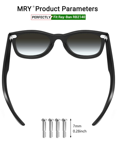 Premium Replacement Sunglasses Screws With Screwdriver For Rayban Frames Stainless Steel Hinge Kit Silver Shade with black sunglasses and screws