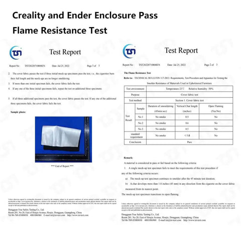 Ender Series 3D Printer Enclosure Fireproof and Dustproof With Quick Install Easy Setup Folding Storage and Tool Pockets test report