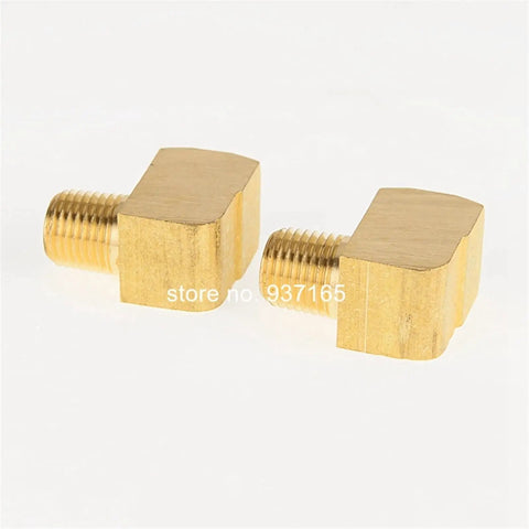 Durable Brass Hose Fitting Elbow For One Eighth Inch One Quarter Inch And Three Eighth Inch NPT Male And Female 90 Degree Connector Garden Hose Joint Weatherproof No Fuss Built To Last Easy Install, brass 90° elbow fitting