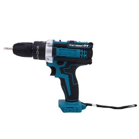 Heavy Duty 21V Cordless Drill Driver Delivering Full Capability For Wood Or Plastic Drilling And Furniture Assembly During Household Repair Tasks That Smash Through The Daily Grind Without Making You Break A Sweat Ever with ergonomic grip and metal chuck.