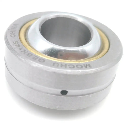 Rugged Gebk14s Radial Shaft Spherical Plain Bearing Metric 14Mm Id 34Mm Od 19Mm X 13.5Mm Width With Lubrication Grooves close-up view
