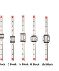 Get That Smooth Linear Motion With This High Precision MGN7 7mm Wide Guide Rail Kit Featuring Easy Install Pre Drilled Blocks And Low Friction For Rock Solid Stability In Your Custom Projects From 200 To 1000mm Lengths. shown with S, C, H, M, LM blocks