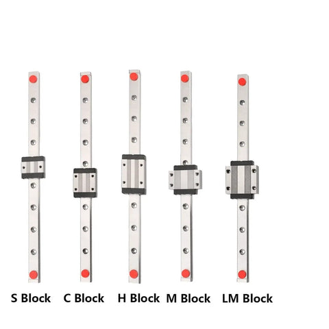 Top Tier High Precision Linear Guide Rail Kit 7mm Width MGN7 Block With Smooth Gliding Motion And Low Friction For Robotic Projects, CNC