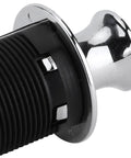 Close-up of Keyless Cupboard Drawer Push Button Latch Flush Mount Zinc Alloy Cabinet Door Lock for Cabinets and Drawers Easy 22mm Hole Install