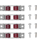 Heavy Duty Double Wheel Window Pulley Offering Super Silent Operation and Hella Smooth Glide Action For Foolproof Installation On Standard Sliding Windows set of 4 with screws