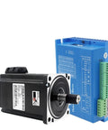 One Piece 34 8.5Nm Two Phase Closed Loop Stepper Motor For CNC Machines And 3D Printers, 86 Length, High Torque Precision Motion Control, Ideal For Hobbyists And Pros, Kit With Color Options For Easy Setup, shown with driver