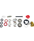 Carburetor Rebuild Kit With Float For Johnson Evinrude Outboard Motors 9.9 HP Through 75 HP All In One Replacement Sierra 18 7222 396701 392061 398729, including gaskets and screws