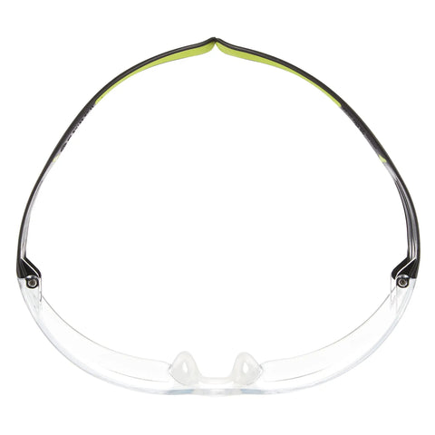 Straight Up Tough Prescription Safety Glasses With Plus Two Point Zero Diopter Reading Aid And Anti Scratch Anti Fog Clear Coating front view