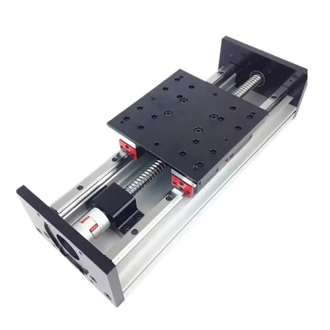 Rock Solid Miniature Linear Motion Guide Kit Featuring HGR15 Rails And SFU1605 Ball Screw Assembly for X axis movement.