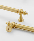 Next Level Gold Plated Brass Cabinet Pulls With Double Hole Handles Ideal For Drawers And Wardrobes Solid Brass Furniture Hardware