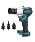 Built Different Brushless Electric Rivet Nut Tool Kit With No Sweat Operation For Aluminum Steel And Iron Featuring Professional Grade M8 M10 M12 Heads and accessories.