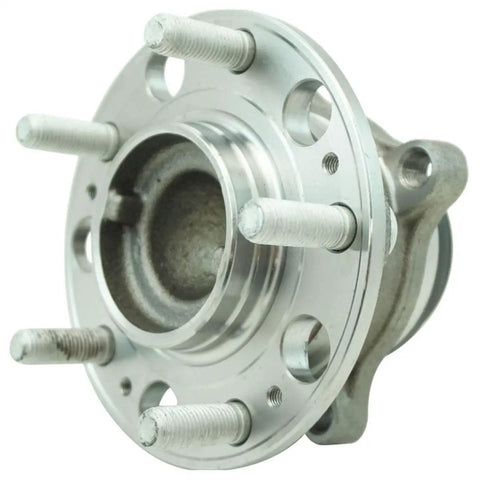 Heavy Duty Wheel Hub Bearing Front Rear 4Pc Direct Fit Kit compatible with Buick Enclave, Chevy Traverse, GMC Acadia, close-up view.