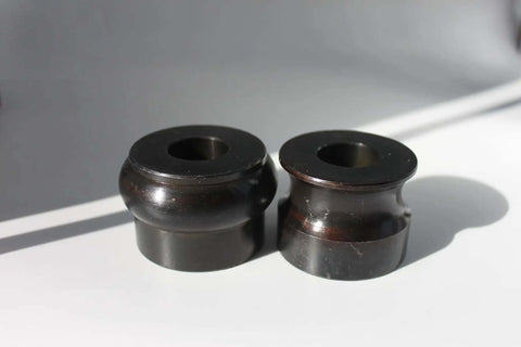 Three Quarter Inch Round Bead Roll Die Set For Bead Rollers With 22mm Shafts Heavy Duty Heat Treated Tool Steel Black Finish