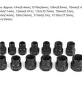 Heavy Duty Extractor Socket Tool Kit For Stubborn Bolt And Nut Removal Featuring Reverse Spiral Flutes And Ridiculous Grip Strength showing 13 extractors in various sizes.