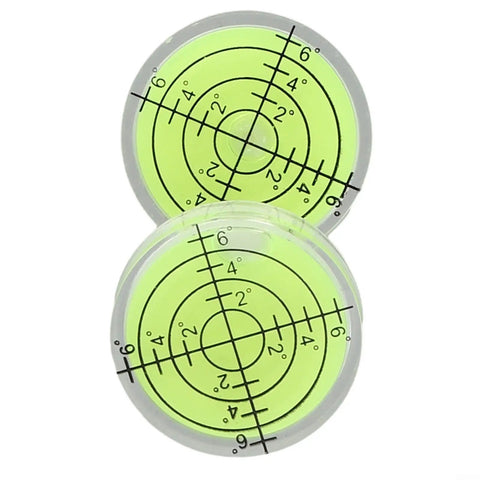 Bubble Level, High Precision for Professional Measuring with clear dual circular vials and precision markings.