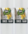 Straight Up Heavy Duty Vacuum Sealer Rolls Fifteen Inches Wide By Fifty Feet Long Three Half Mil Thickness Two Pack for meal prep