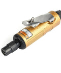 Heavy Duty Pneumatic Air Die Grinder Built Like A Badass Shop Workhorse For Crushing Steel Fabrication Tasks And Yielding Flawless Ground Edges Without Fail Professional Grade Performance close-up view showcasing metallic finish and ergonomic design.