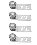 Heavy Duty Stainless Steel Sliding Door Rollers 4 Pack Featuring Precision Ball Bearings 23mm Axle smooth gliding rollers