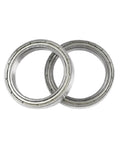 10 Pack S6812ZZ Thin Wall Deep Groove Ball Bearing 60 X 78 X 10 mm Abec-5 Precision Stainless Steel bearings in close-up.