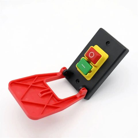 Heavy Duty Electromagnetic Pushbutton Paddle Switch For Table Saws 220V To 240V 16A 5E4 Safety Switch With Emergency Stop Cover