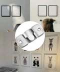 15 Pair Flush Mount Brackets Z Clips Picture Hangers Heavy Duty Stainless Steel Wall Mount Kit with 60 Screws on display.