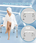 Heavy Duty Bathtub Transfer Bench With Back And Arm Rests, Height Adjustable, Non Slip Feet, No Tools Required Assembly.