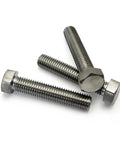 Top Shelf Grade Five Titanium Hex Bolts M8 X90mm Twenty Pack Heavy Duty Rust Resistant Fasteners shown from an angled view.