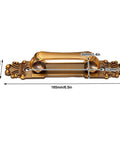 Retro Zinc Alloy Cabinet Pulls Two Pack With No Fuss Install European Style Drawer Handles For Kitchen Cupboards And Closet Doors Bulletproof Build One Zero Three Millimeter Center To Center Spacing, bronze finish, detailed design.