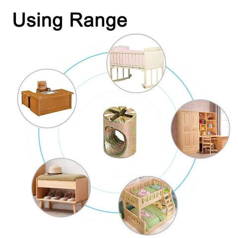 Premium M6 Barrel Nuts and Cross Dowels 30 Piece Set Galvanized Steel displayed with various furniture for assembly uses.