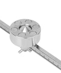 Circle Cutter Guide for Torch and Plasma Cutting, Stainless Steel Roller Guide with 50cm Rail and Scale Ruler Detail