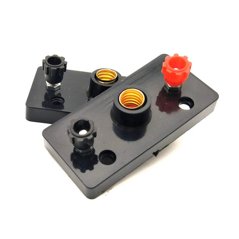 Black D battery holders from Basic Electricity Discovery Circuit Kit For Introductory Electronics Hands-On Learning For Middle School Kid-Friendly