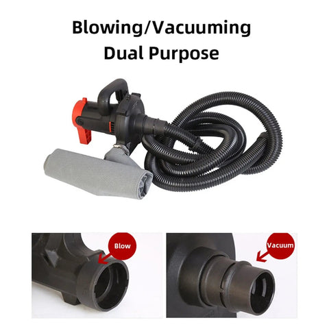 Heavy Hitter Industrial Dust Collector Blower With Six Speed Controls For Serious Shop Cleanups And Beast Mode Suction On Milling Cutting Slotting Machinery with dual-purpose hose.