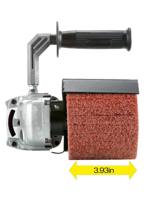 Side view of Beast 1400W Metal Burnishing Polishing Machine with 3.93-inch wheel, handheld sander polisher for metals.