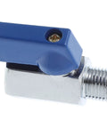 Mini Brass Ball Valve With Female To Male Threaded Lever Handle Shutoff Npt Dn8 solid brass with blue handle for plumbing control