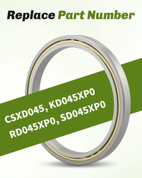 Heavy Duty Thin Section Roller Bearing Drop Right In Straight Swap Compatible With KD045XP0 RD045XP0 4.5 X 5.5 X 0.5 Inch detailed view.