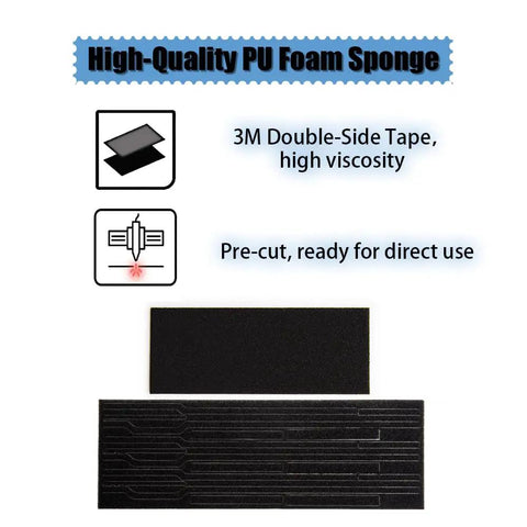 Game Changer Pre Cut Self Adhesive Light Seal Foam Sponge Kit For Canon Ae 1 Film Camera Repair with 3M double-side tape