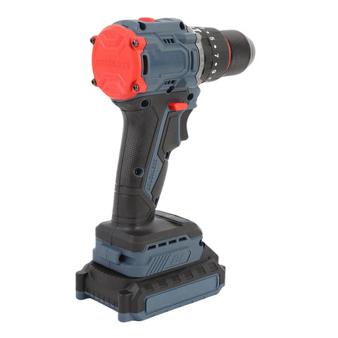 Heavy Duty Brushless Cordless Drill Set Is A Total Workhorse Delivering 735W And 1500Rpm to tackle tough jobs with ergonomic grip.