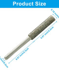 8 Piece Diamond Chainsaw Sharpener Bits Three Sixteenth Inch Grinding Bits For Chainsaw Chains Stone Burr File Sharpening