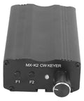 Front view of Morse Code Keyer MXK2 Auto Memory Controller for CW transmissions with advanced segmented storage and user-friendly design.