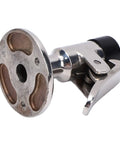 Rock Solid Heavy Duty 316 Marine Door Stopper And Holder Catch Brushed Stainless Steel Build Spring Loaded Latch with base.