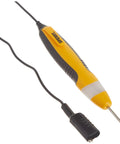 Sperry Instruments CT6101 Heavy Duty Continuity Tester With Two Range 36 Inch Lead Yellow Body Over Molded Grips Quick Fuse Check