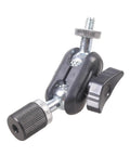 Premium Aluminum Alloy Miniature Ball Head With 1/4 Inch Female To Female Connector Offering 360 Degree Rotation and Super Smooth Swivel.
