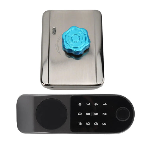 Foolproof Smart Biometric Door Lock With Wireless App Control And Instant Keyless Entry Heavy Duty Aluminum Alloy Fingerprint Deadbolt with keypad.