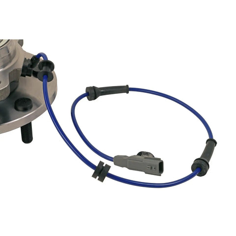 Front Wheel Bearing Hub Assembly Replacement Featuring Built Tough Steel Construction And Precision Crafted Rollers, connector and wiring detail.