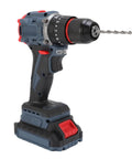 No Fuss Cordless Drill Kit Packing A Smooth Brushless Motor, 1500 Rpm Guts, Badass 45 Nm Torque To Chuck Through Wood And Plastic Effortlessly For Lazy Weekend Remodeling And Slick Diy Projects Us Plug Setup, highlighting the drill's adjustable torque settings and compact design.