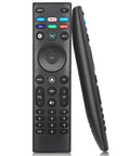 Front and side view of Universal Remote Replacement For Smart TVs XRT136 XRT260 XRT270 D E M P V PX Series Lightning Fast