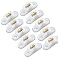 Premium Sliding Door Pulleys Buttery Smooth Glide Rollers set of 10 white heavy duty bearing track for vinyl and plastic steel windows.